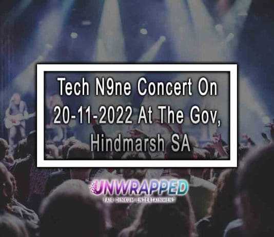 Tech N9ne Concert On 20-11-2022 At The Gov, Hindmarsh SA