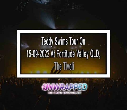 Teddy Swims Tour On 15-09-2022 At Fortitude Valley QLD, The Tivoli