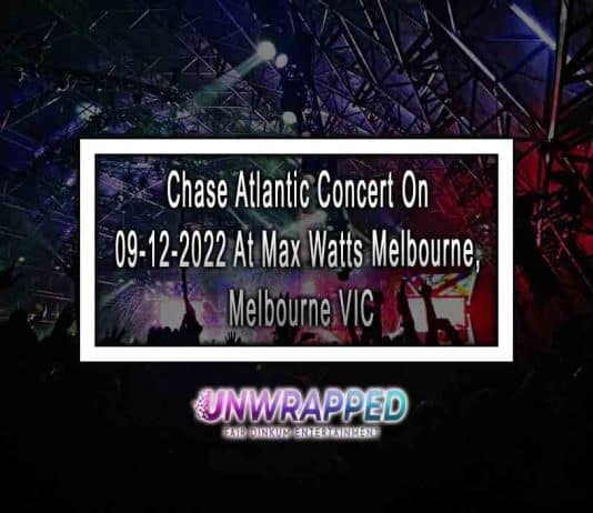 Chase Atlantic Concert On 09-12-2022 At Max Watts Melbourne, Melbourne VIC