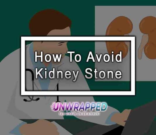 How To Avoid Kidney Stone