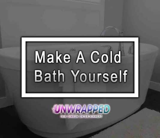 Make A Cold Bath Yourself