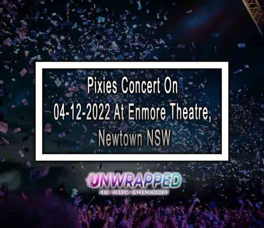 Pixies Concert On 04-12-2022 At Enmore Theatre, Newtown NSW
