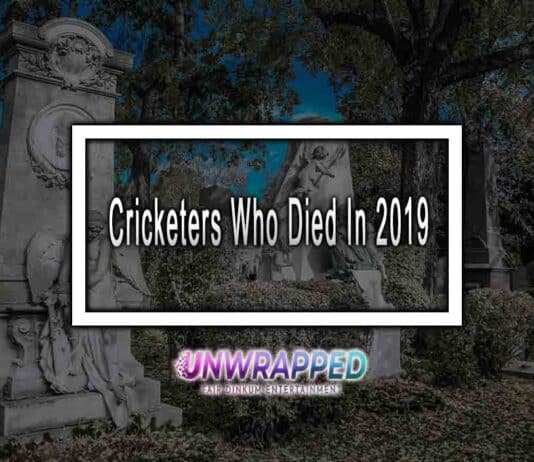 Cricketers Who Died In 2019