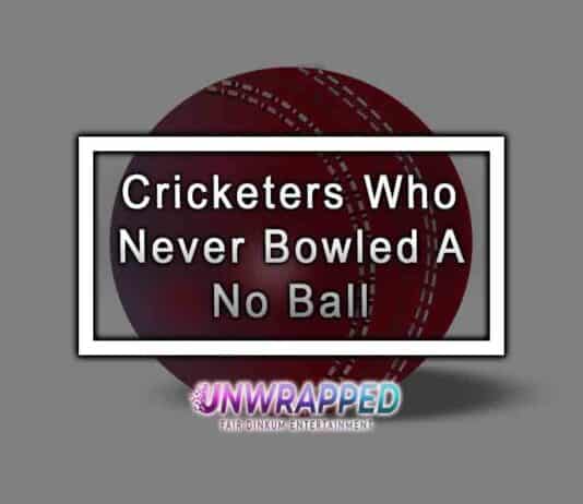 Cricketers Who Never Bowled a No Ball