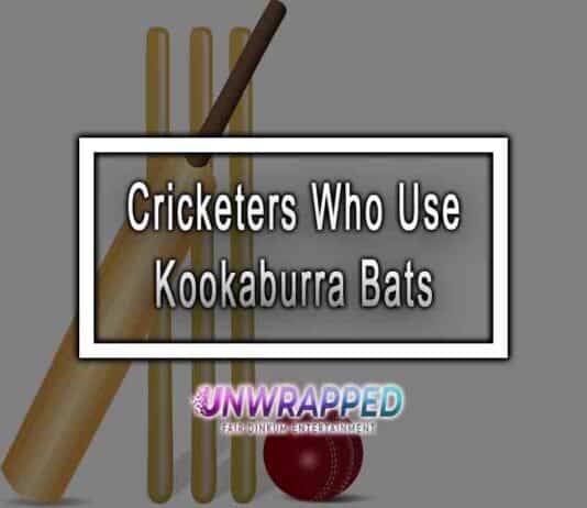 Cricketers Who Use Kookaburra Bats