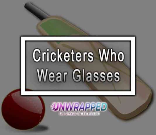 Cricketers Who Wear Glasses