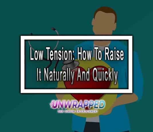 Low Tension: How To Raise It Naturally And Quickly