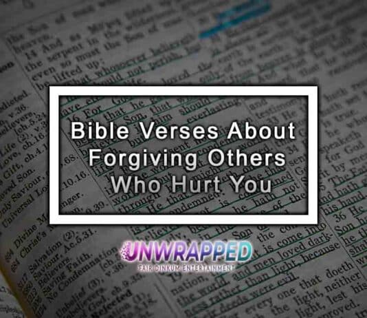 Bible Verses About Forgiving Others Who Hurt You