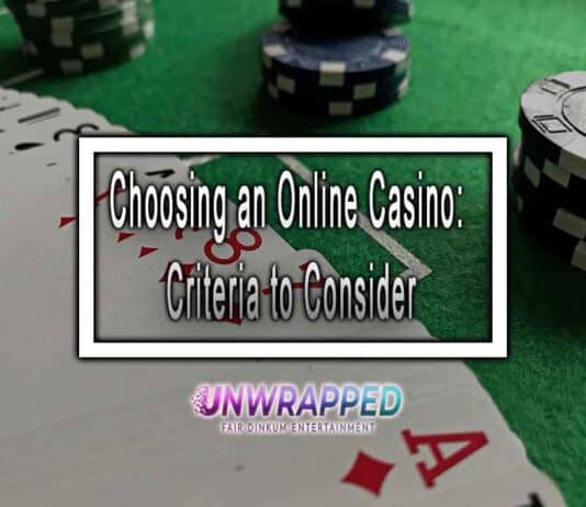 Choosing an Online Casino: Criteria to Consider Choosing an Online Casino: Criteria to Consider