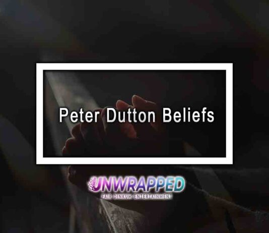 Peter Dutton Beliefs