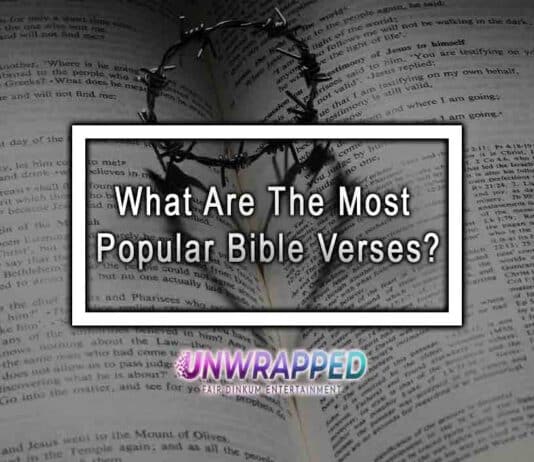 What Are The Most Popular Bible Verses?