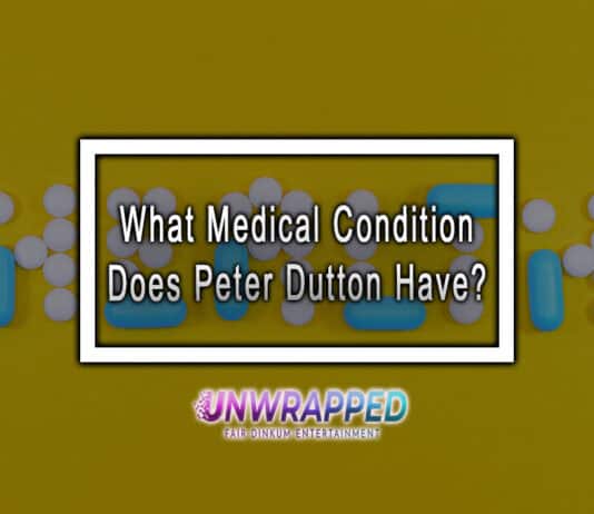 What Medical Condition Does Peter Dutton Have?