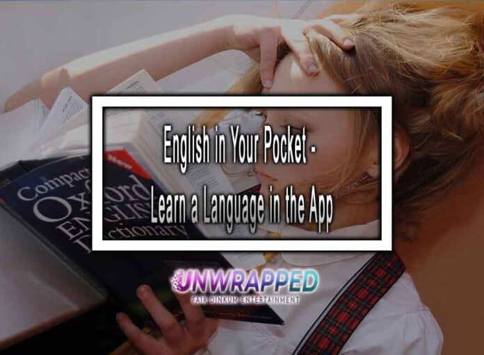 English in your pocket - learn a language in the app English in your pocket - learn a language in the app