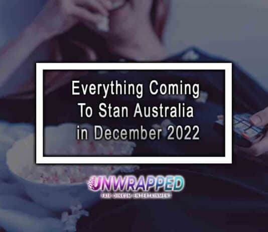 Everything Coming To Stan Australia in December 2022