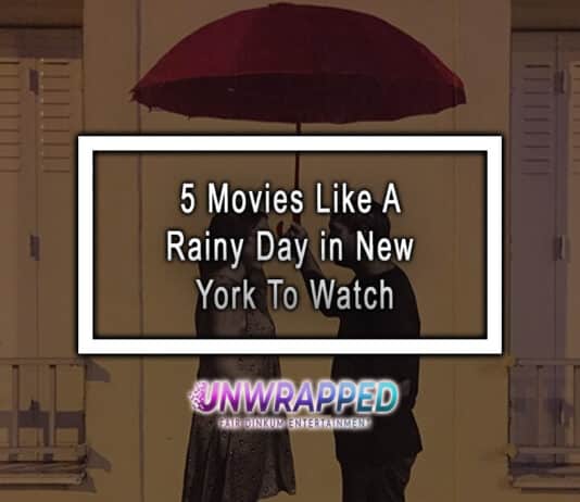 5 Movies Like A Rainy Day in New York To Watch