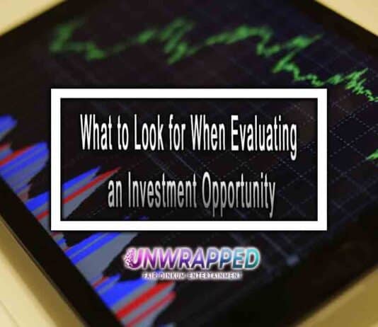 What to Look for When Evaluating an Investment Opportunity