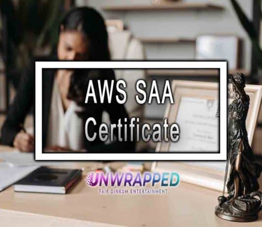 AWS SAA Certificate
