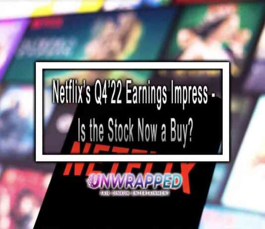 Netflix’s Q4’22 Earnings Impress – Is the Stock Now a Buy? Netflix’s Q4’22 Earnings Impress - Is the Stock Now a Buy?