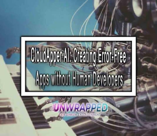 CloudApper AI: Creating Error-Free Apps without Human Developers