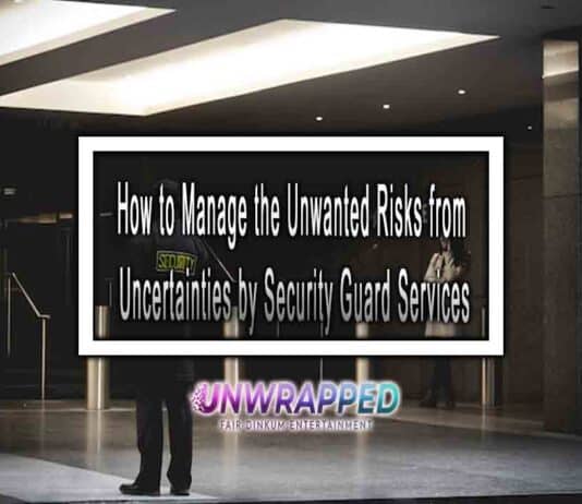 How to Manage the Unwanted Risks from Uncertainties by Security Guard Services