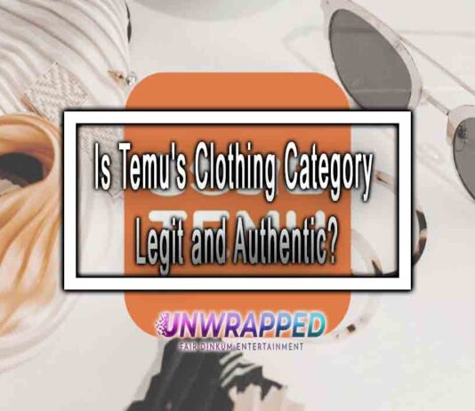 Is Temu's Clothing Category Legit and Authentic?