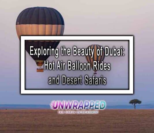 Exploring the Beauty of Dubai: Hot Air Balloon Rides and Desert Safaris
