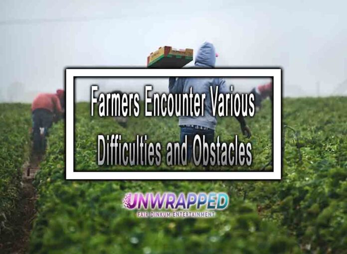 Farmers Encounter Various Difficulties and Obstacles