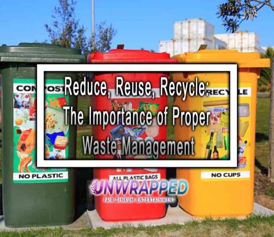 Reduce, Reuse, Recycle: The Importance of Proper Waste Management