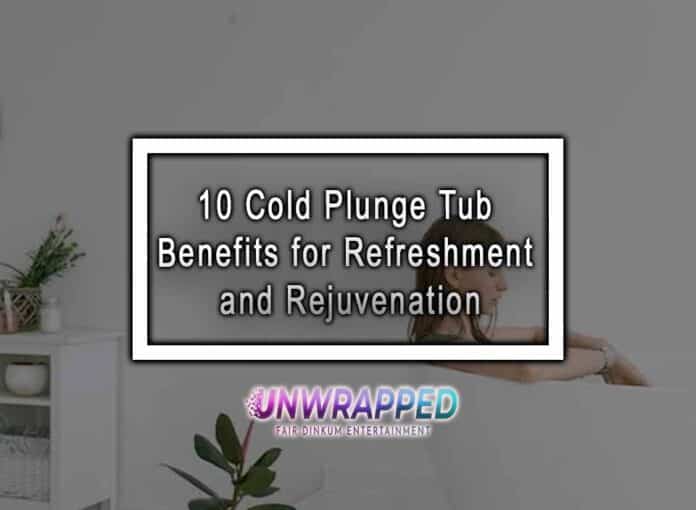 10 Cold Plunge Tub Benefits for Refreshment and Rejuvenation