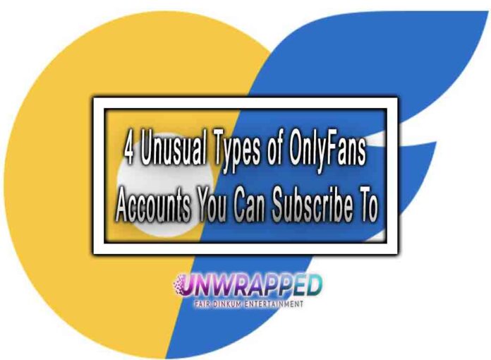 4 Unusual Types of OnlyFans Accounts You Can Subscribe To