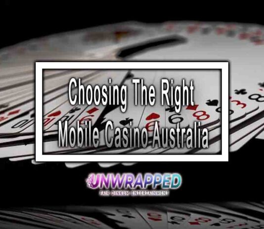 Choosing The Right Mobile Casino Australia Choosing The Right Mobile Casino Australia