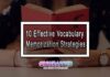 10 Effective Vocabulary Memorization Strategies