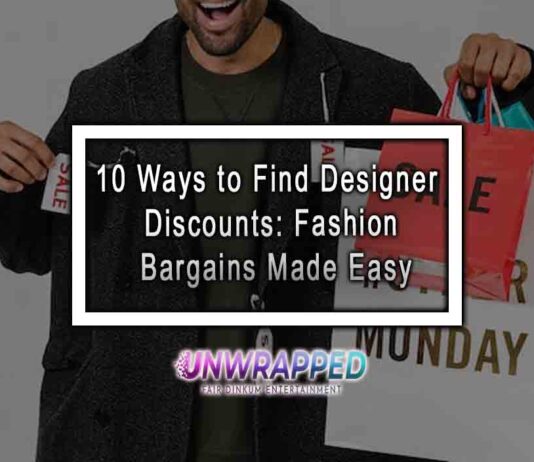 10 Ways to Find Designer Discounts: Fashion Bargains Made Easy
