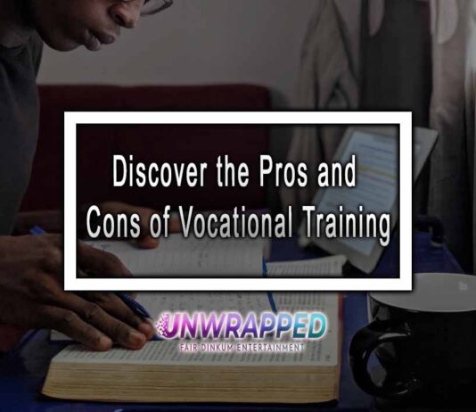 Discover the Pros and Cons of Vocational Training