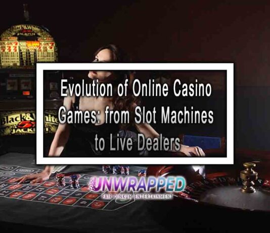 Evolution of Online Casino Games: from Slot Machines to Live Dealers Evolution of Online Casino Games: from Slot Machines to Live Dealers