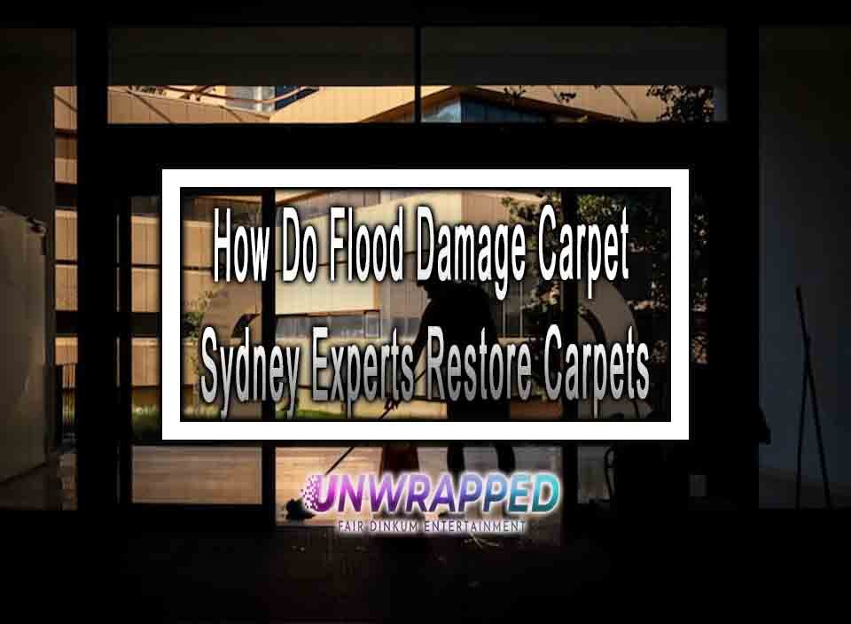 How Do Flood Damage Carpet Sydney Experts Restore Carpets