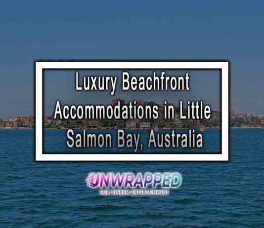 Luxury Beachfront Accommodations in Little Salmon Bay, Australia