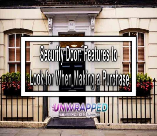 Security Door: Features to Look for When Making a Purchase