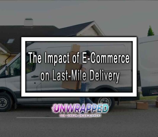 The Impact of E-Commerce on Last-Mile Delivery