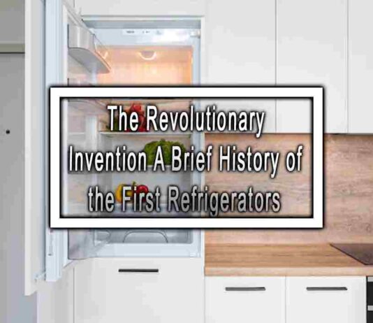 The Revolutionary Invention A Brief History of the First Refrigerators