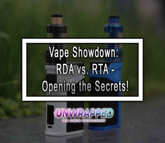 Vape Showdown: RDA vs. RTA - Opening the Secrets!