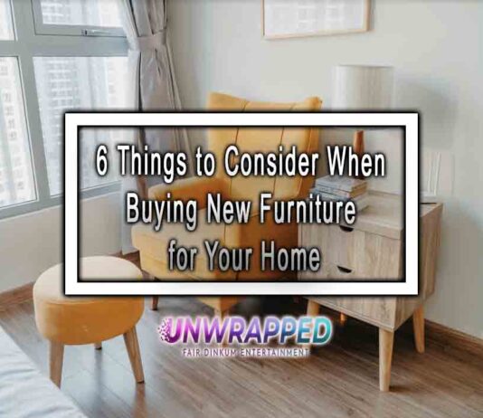 6 Things to Consider When Buying New Furniture for your Home
