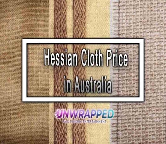 Hessian Cloth Price in Australia