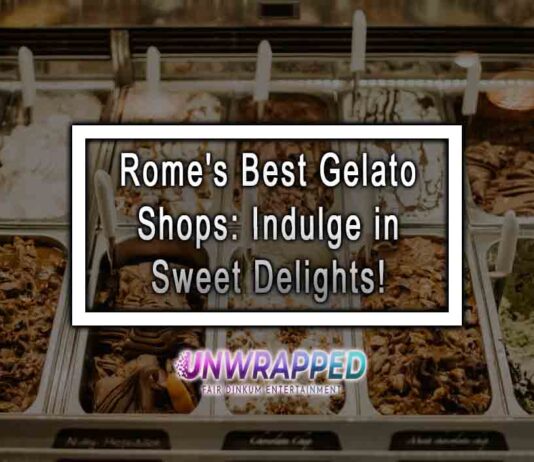 Rome's Best Gelato Shops: Indulge in Sweet Delights!