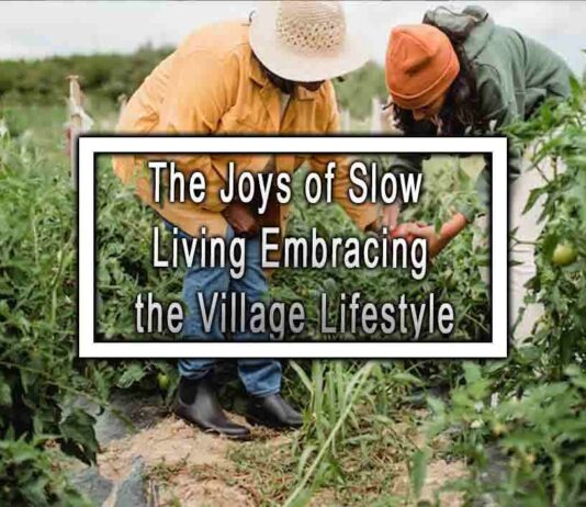 The Joys of Slow Living Embracing the Village Lifestyle