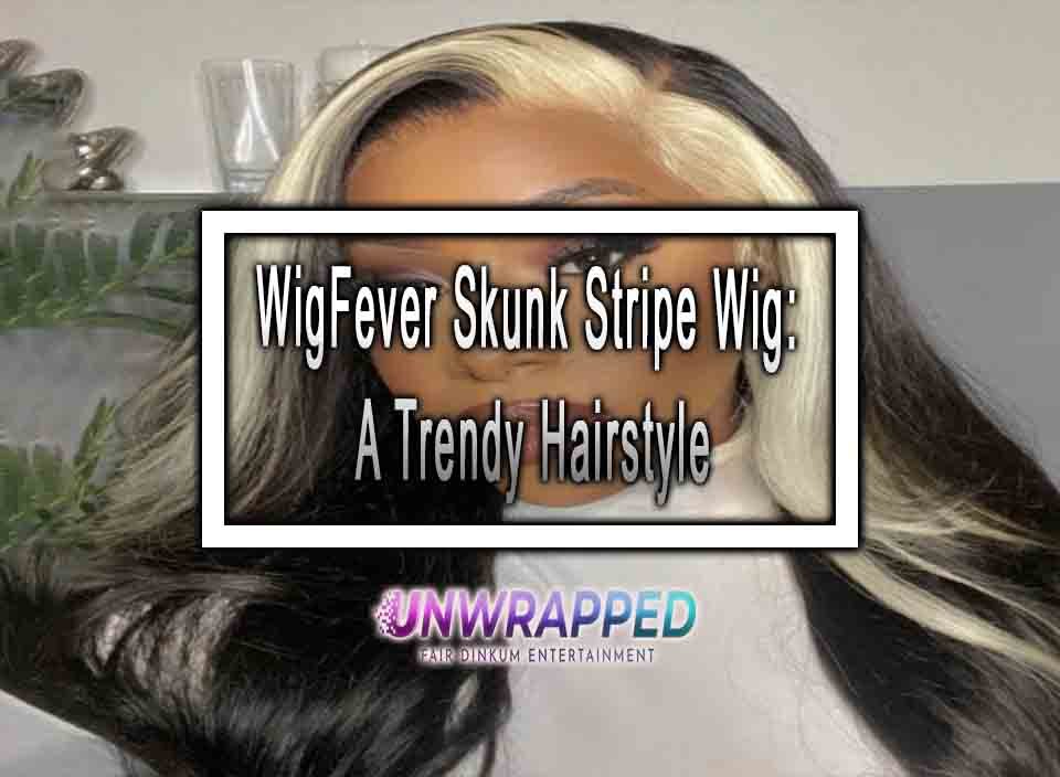 WigFever Skunk Stripe Wig A Trendy Hairstyle   WigFever Skunk Stripe Wig A Trendy Hairstyle 