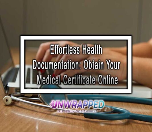 Effortless Health Documentation: Obtain Your Medical Certificate Online