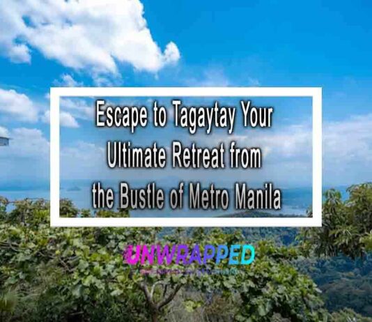 Escape to Tagaytay Your Ultimate Retreat from the Bustle of Metro Manila