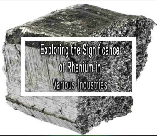 Exploring the Significance of Rhenium in Various Industries