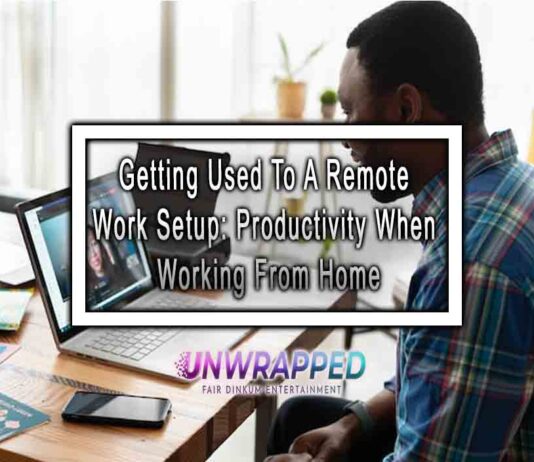 Getting Used To A Remote Work Setup: Productivity When Working From Home